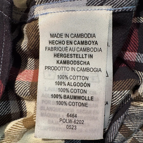 Legendary Whitetail Men's Buck Camp Flannel Shirt 2XT New with tags - Picture 10 of 12